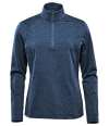 HTZ-2W Stormtech Ladies Treeline Performance 1/4 Zip Pullover Dark Navy Heather colour image